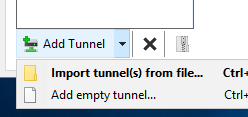 add tunnel